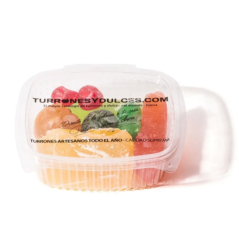 Fruta Escarchada y glaseada, bandeja de 400 gramos