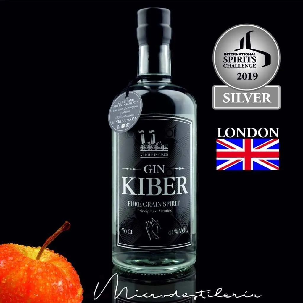 Ginebra Artesanal Asturiana Kiber London Dry
