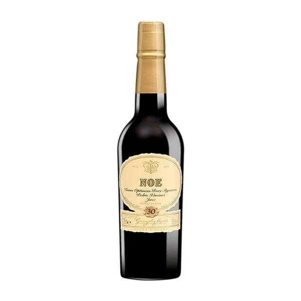 González Byass Noe PX Pedro Ximénez Jerez-Xérès-Sherry VORS Very Old Rare Sherry — Muy Viejo y Exclusivo Media Botella 37 cl Vino Dulce