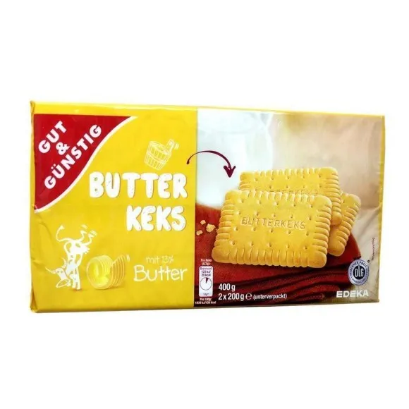 Gut&Günstig Butterkeks / Galletas De Mantequilla 400g