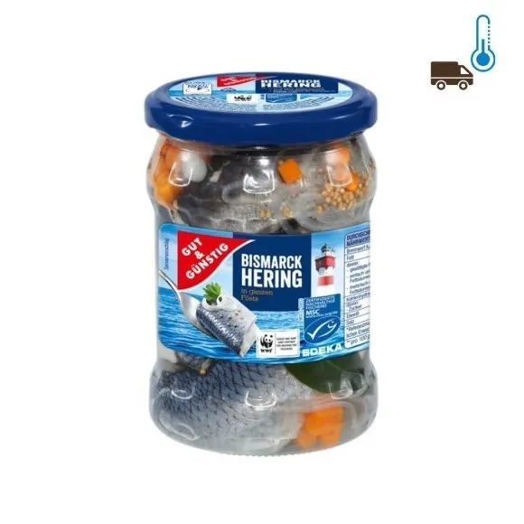Gut&Günstig Bismarck Hering / Filetes de Arenques Marinados 500g