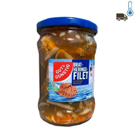 Gut&Günstig Bratherings Filet / Filetes de Arenque 500g