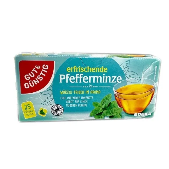 Gut&Günstig Erfrischende Pfefferminze / Té de Menta x25