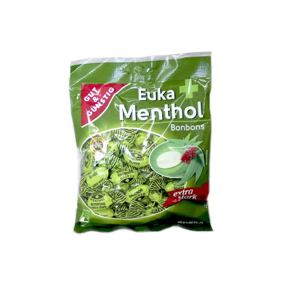 Gut&Günstig Euka Mentol Bonbons / Caramelos Mentolados 300g