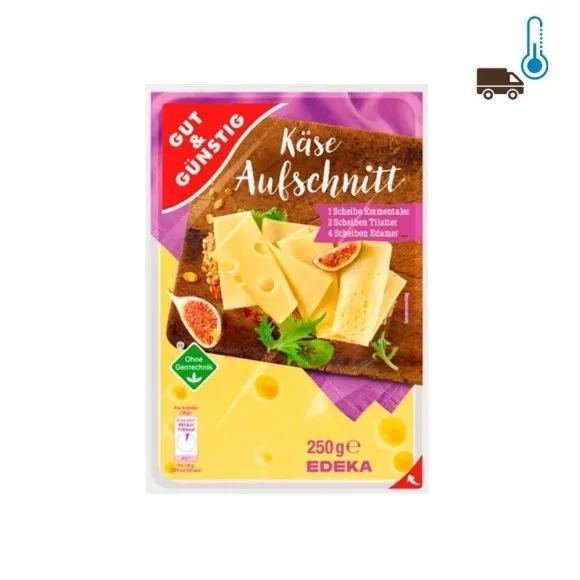 Gut&Günstig Käse-Aufschnitt / Tabla de Quesos en Lonchas 250g