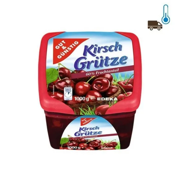 Gut&Günstig Kirsch Grütze / Postre de Cerezas 1Kg