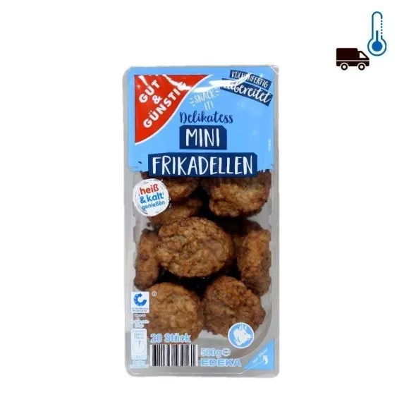 Gut&Günstig Mini Frikadellen x20 / Mini Hamburguesas 500g