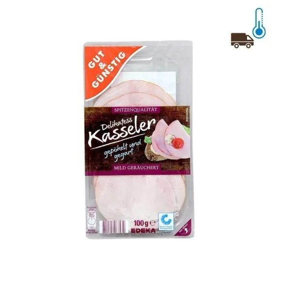 Gut&Günstig Delikatess Kasseler / Jamón Cocido en Lonchas 100g