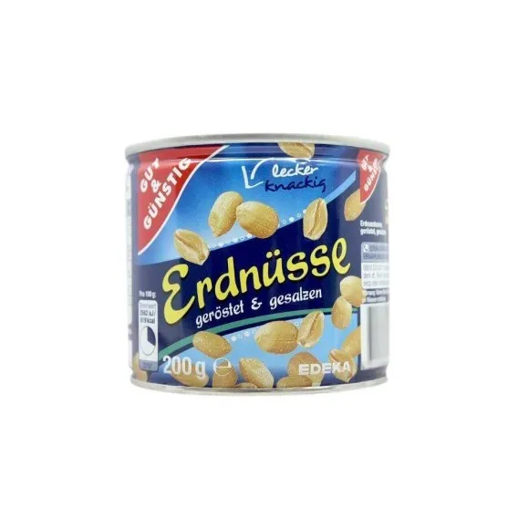 Gut&Günstig Erdnüsse Geröstet&Gesalzen / Cacahuetes Salados 200g
