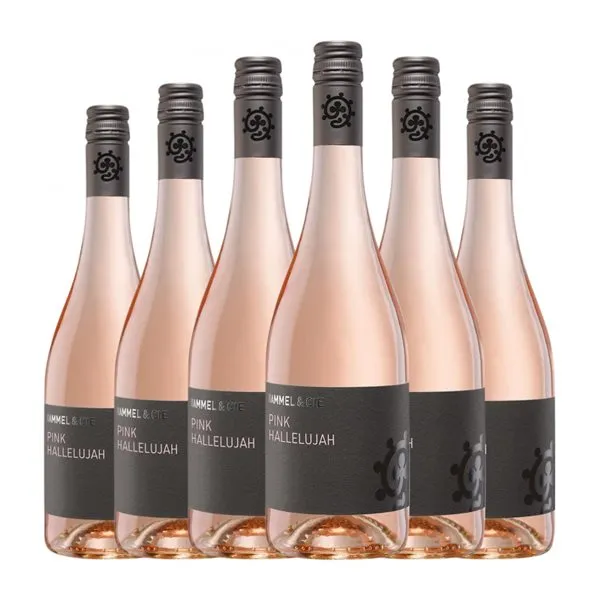 Hammel Pink Hallelujah Trocken — Seco Pfälz Pink — Rosado 75 cl Vino Rosado (Caja de 6 unidades)