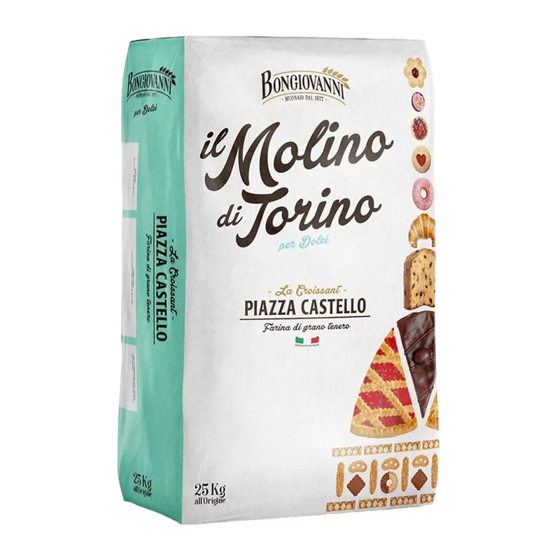 Harina Trigo Piazza Castello Croissant Tipo 00 - 25Kg
