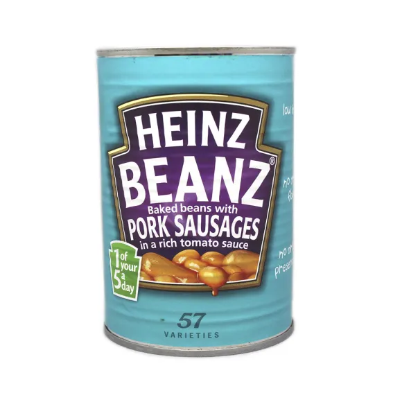 Heinz Baked Beans With Pork Sausages / Alubias con Salchichas de Cerdo 415g