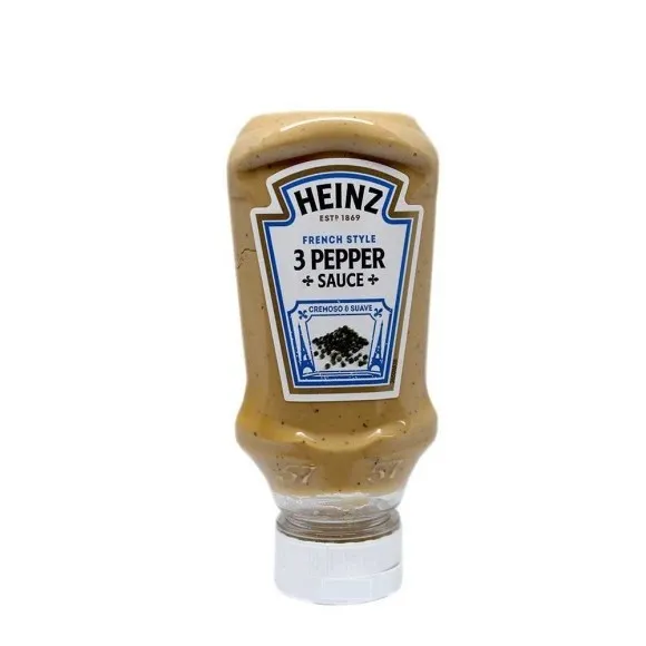 Heinz French Styke 3 Pepper Sauce / Salsa 3 Pimientas 220ml