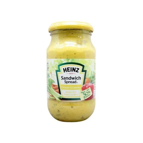 Heinz Sandwich Spread Pikante Groenten / Untable de Verduras Picante 300g