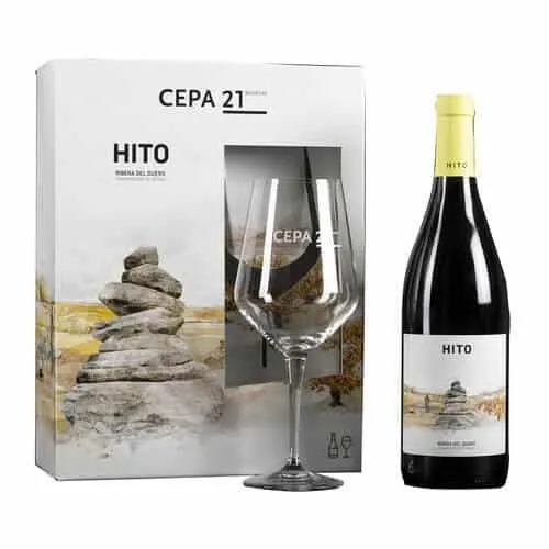 Hito 2021 Vinto Tinto DO Ribera del Duero Estuche con Copa