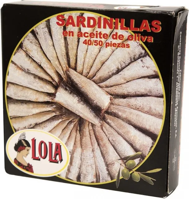 Sardinillas En Aceite De Oliva LOLA 40/50 Piezas 260g