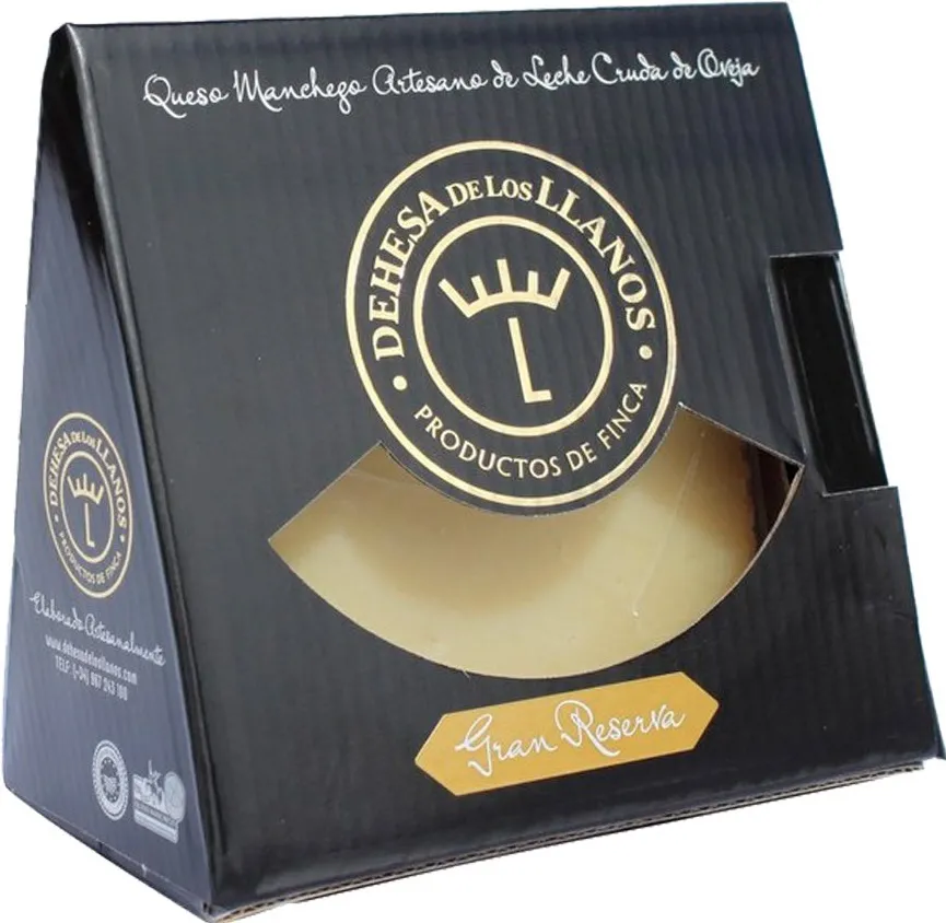Queso Manchego Artesano Gran Reserva DEHESA DE LOS LLANOS D.O. Manchego 200g