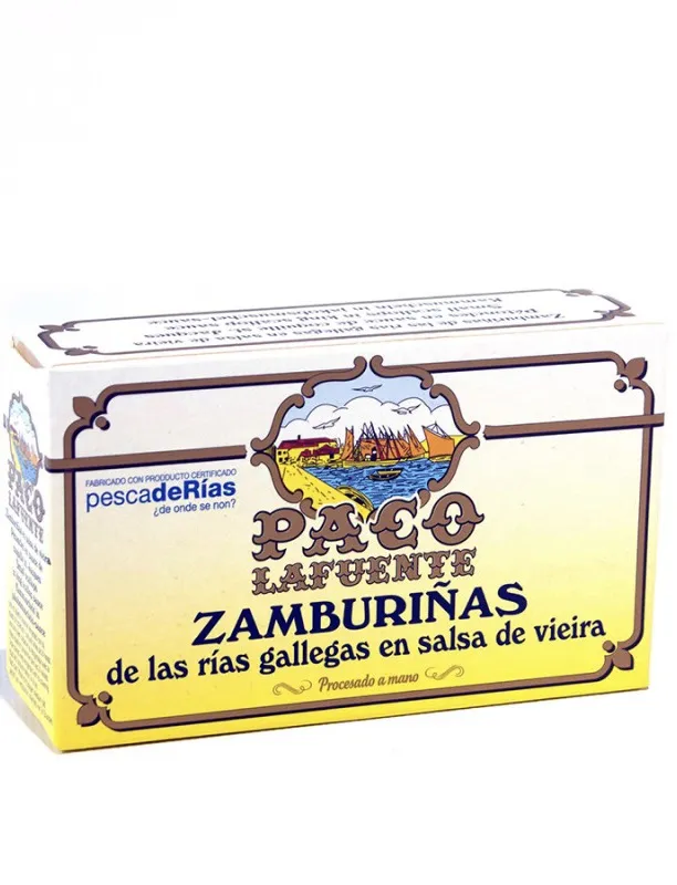 Zamburiñas De Las Rías Gallegas En Salsa De Vieira PACO LAFUENTE 115g