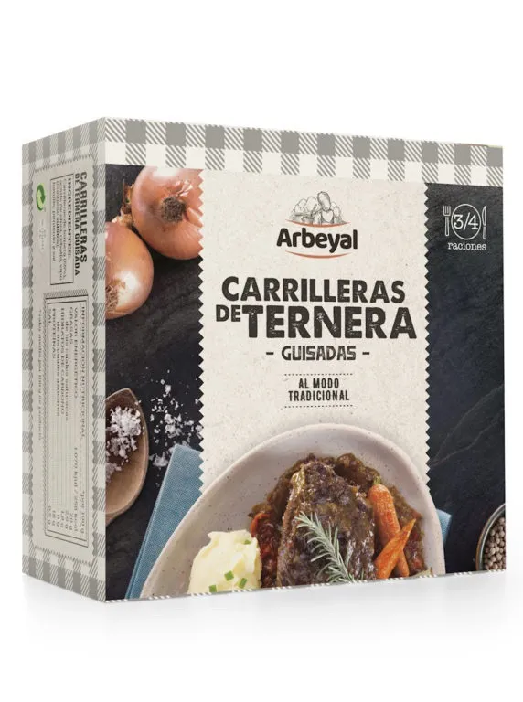 Carrilleras De Ternera Guisadas ARBEYAL (3/4 Raciones) 1150g