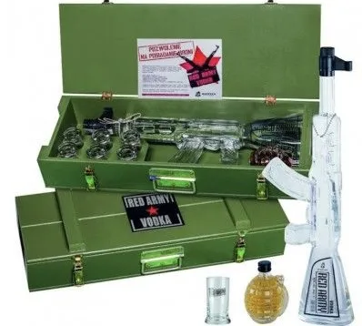 Vodka Ruso RED ARMY AK47 Kalashnikov 120cl
