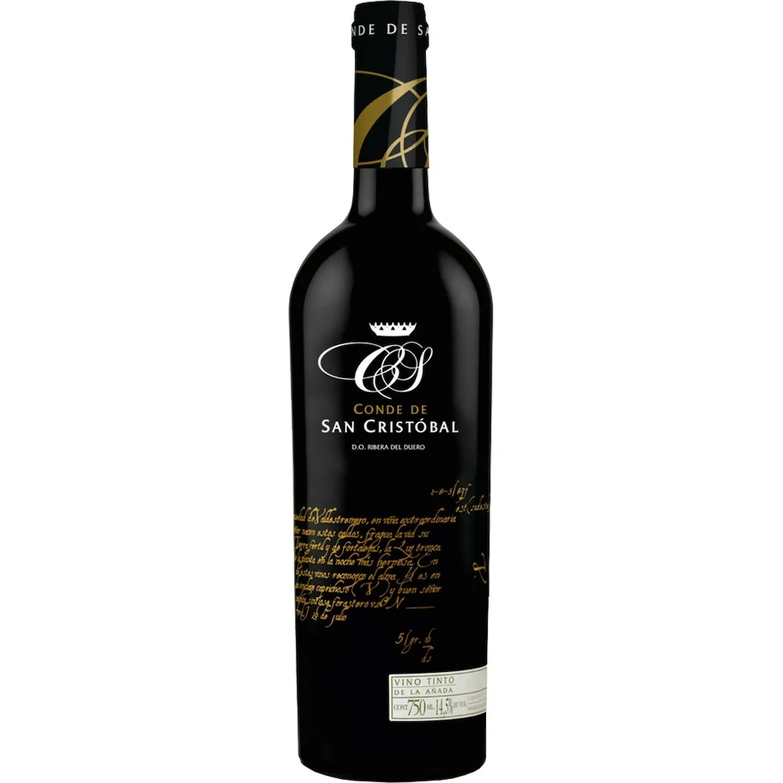 Vino Tinto CONDE DE SAN CRISTÓBAL 2021 D.O.Ribera Del Duero 75cl