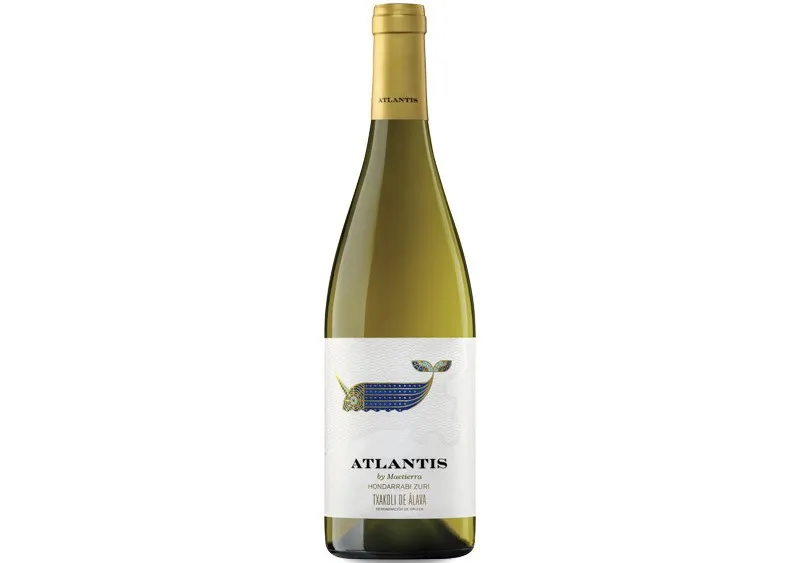 Vino Blanco ATLANTIS 2020 D.O. Txacoli De Álava 75cl