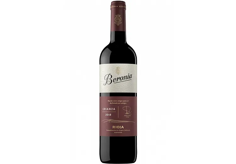 Vino Tinto BERONIA Crianza 2020 D.O.Ca. Rioja 75cl