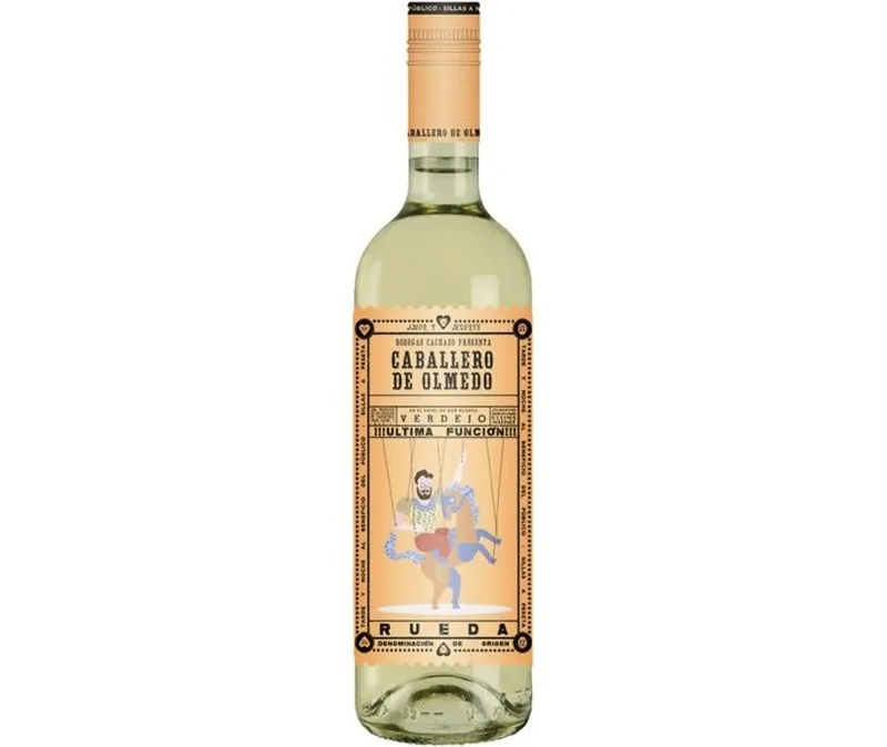 Vino Blanco CABALLERO DE OLMEDO 2021 D.O.Rueda 75cl