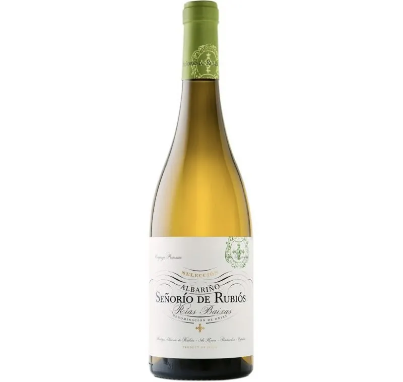 Vino Blanco Albariño SEÑORÍO DE RUBIOS 2021 D.O. Rías Baixas 75cl