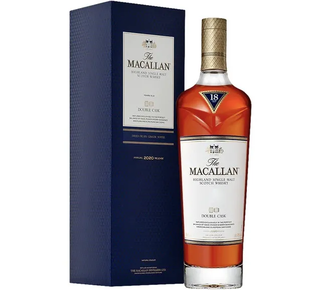 Whisky Escocés THE MACALLAN Doube Cask Single Malt 18 Años 70cl