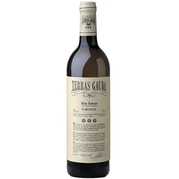 Vino Blanco Albariño TERRAS GAUDA 2023 D.O. Rías Baixas 75cl