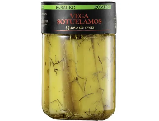 Queso Manchego Curado De Oveja En Aceite Y Romero VEGA SOTUELAMOS 400g
