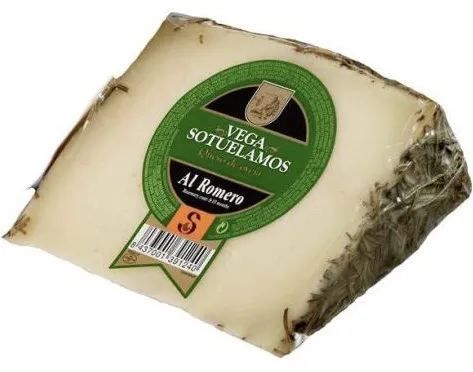 Queso Manchego Curado De Oveja Al Romero VEGA SOTUELAMOS 220g