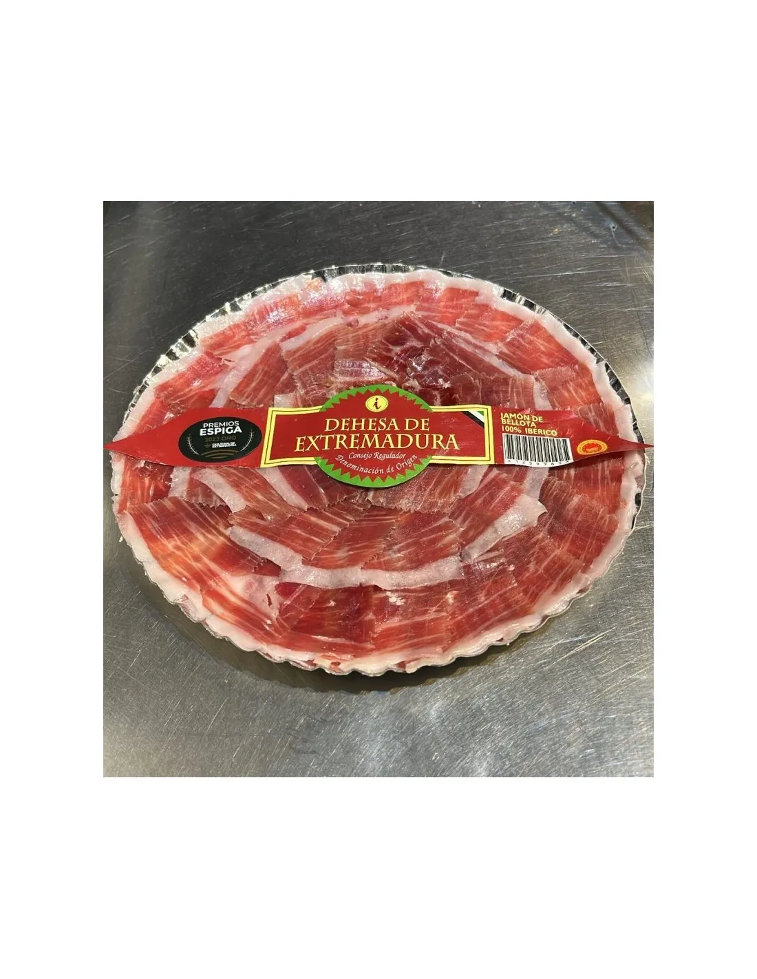 Jamón de Bellota 100% Ibérico D.O.P DEHESA DE EXTREMADURA (100g) CORTADO A CUCHILLO| IBÉRICO DEL BRILLANTE