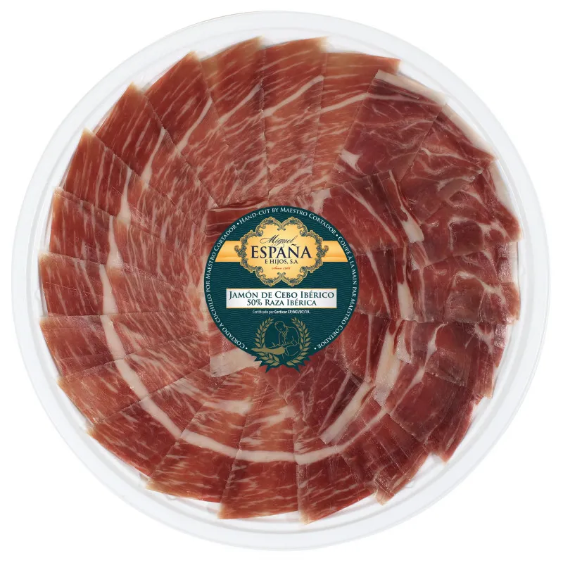 Jamón de cebo ibérico. 50% Raza Ibérica