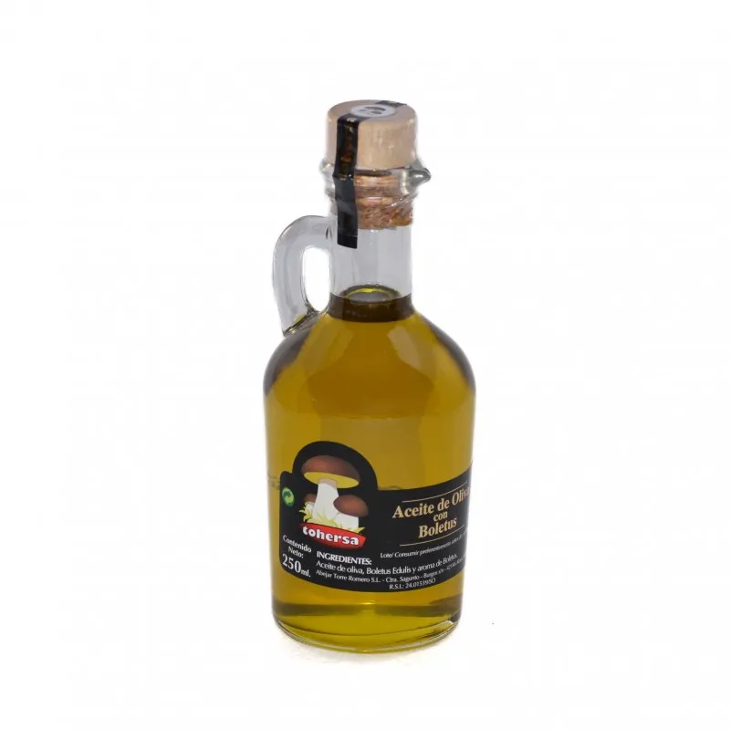 Jarra de aceite con boletus 250 ml