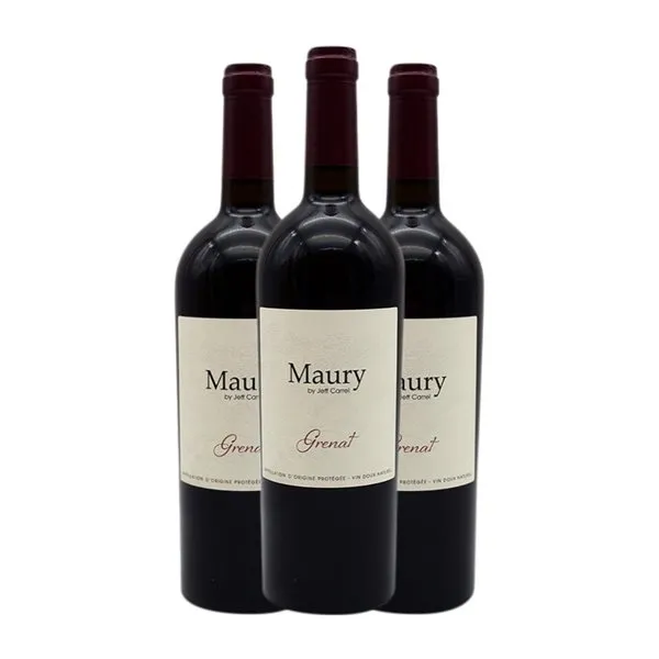 Jeff Carrel Grenat Sec Garnacha Maury 75 cl Vino Dulce (Caja de 3 unidades)