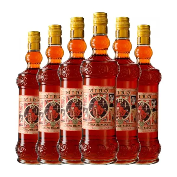 Miró Vino Santo Consagración de Misa 75 cl Vino Generoso Fortificado (Caja de 6 unidades)