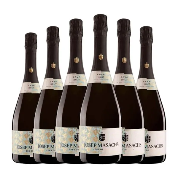 Josep Masachs Brut Cava Media Botella 37 cl Espumoso Blanco (Caja de 6 unidades)