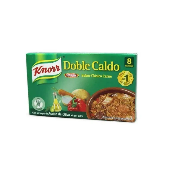 Knorr Doble Caldo Sabor Carne x8