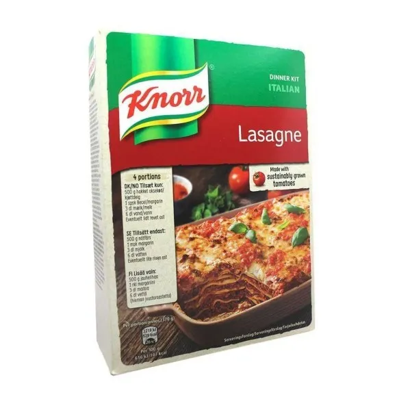 Knorr Lasagne Italian / Lasaña Italiana 262g
