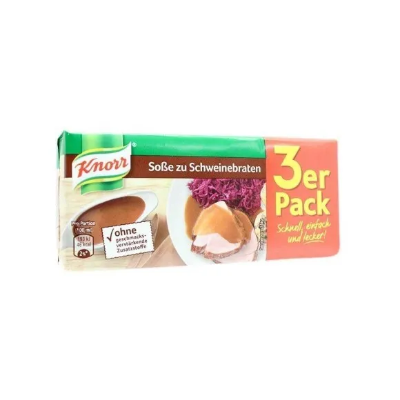 Knorr Soße zu Schweine-Braten / Preparado para Salsa de Asado x3