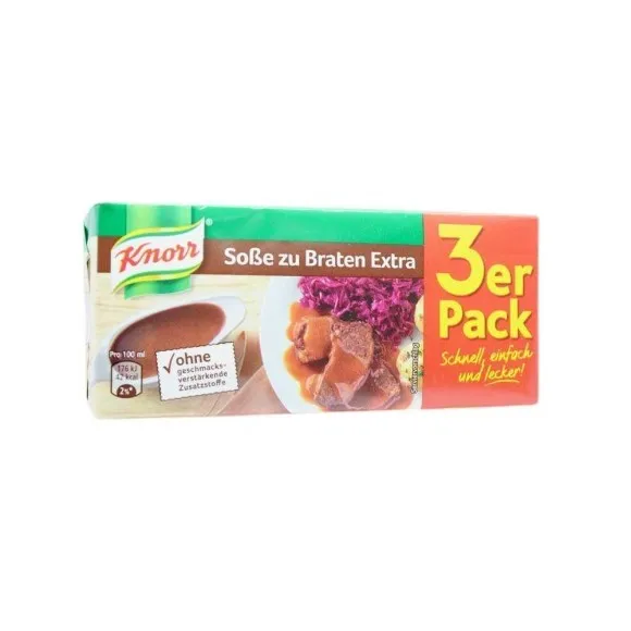 Knorr Soße zu Braten Extra / Preparado de Salsa para Carne Asada x3
