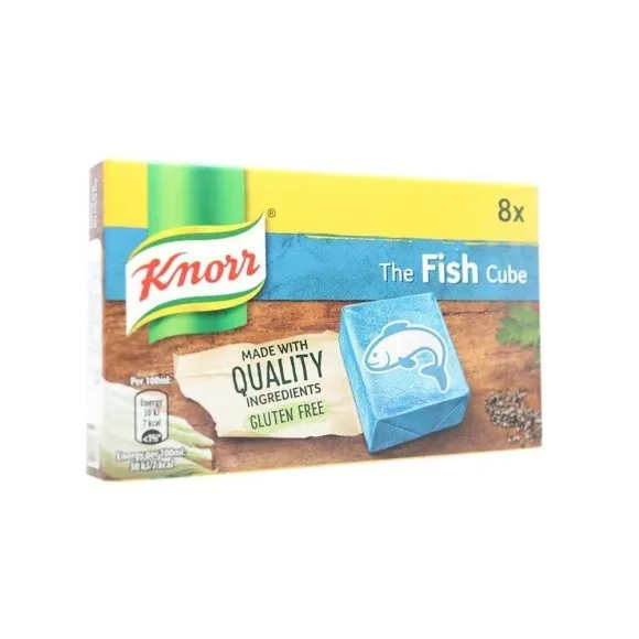 Knorr The Fish Cube / Potenciador con Sabor a Pescado x8