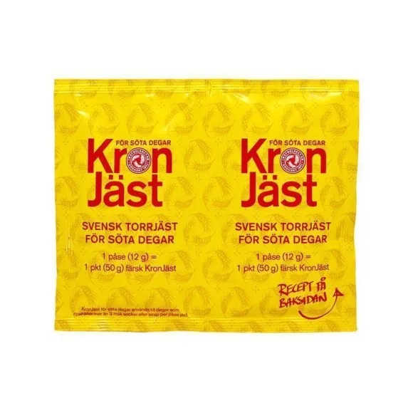 Kronjäst För Söta Degar 12g / Levadura en Polvo para Masa Dulce x2