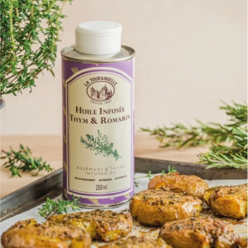 La Tourangelle - Huile infusée au thym et romarin 250 ml