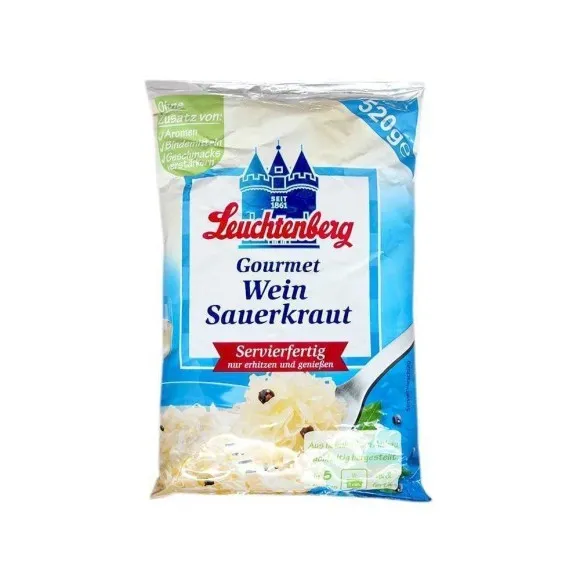Leuchtenberg Gourmet Weinsauerkraut / Chucrut con Vino Blanco 520g
