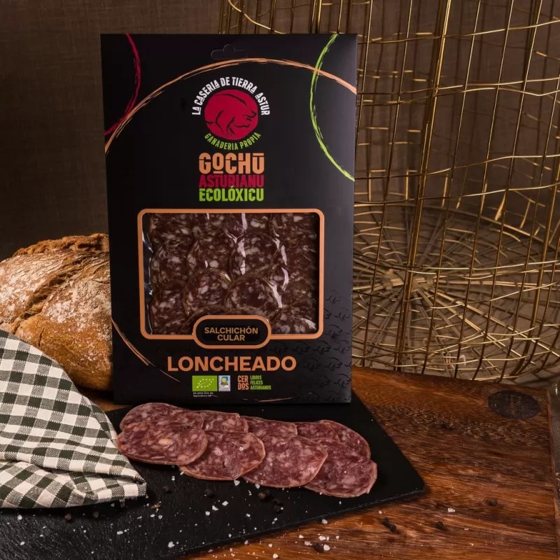 LONCHEADO DE SALCHICHÓN CULAR DE GOCHU TIERRA ASTUR (100 G)