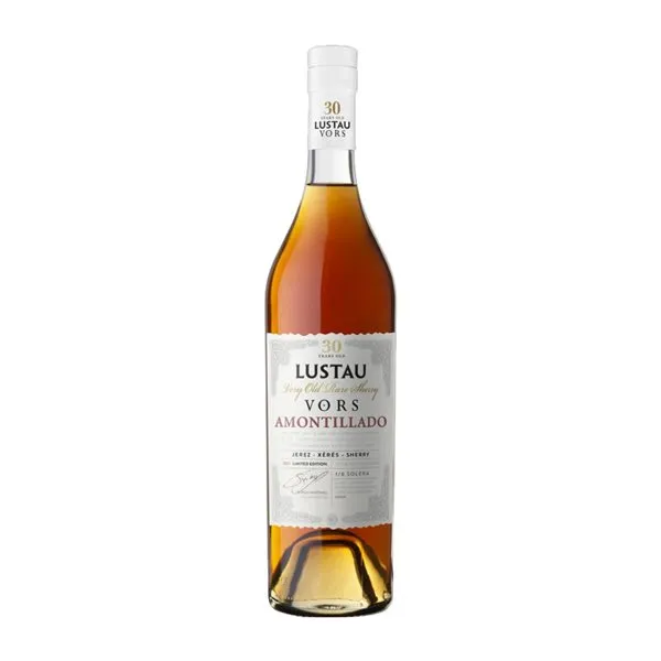 Lustau Palomino Fino Jerez-Xérès-Sherry Amontillado VORS Very Old Rare Sherry — Muy Viejo y Exclusivo 30 Años Botella Medium 50 cl Vino Generoso Fortificado