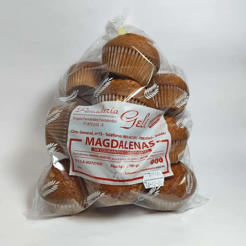 Magdalenas Artesanas Panadería Geli